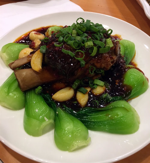 Pork Shank with Baby Bok Choy at Chengdu 23 Wayne NJ