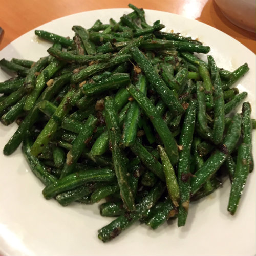 Dry Sauteed String Beans at Chengdu 23 Wayne NJ