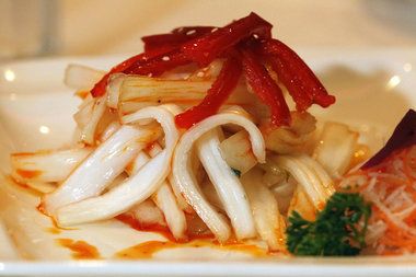 Spicy cabbage/Szechuan seafood delight, Chengdu 23, Wayne