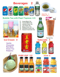 Chengdu 23 Beverages, Bubble Tea, Ice Cream and Drink menu