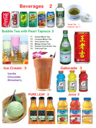 Tea, Beverages & Ice Cream